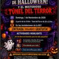 Gran Fiesta de Halloween y el misterioso Túnel del Terror: domingo 1 de noviembre